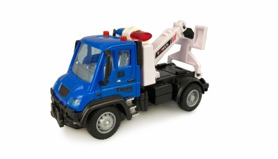 Minitruck sleepvoertuig schaal 1 op 64 RTR 2,4GHz blauw